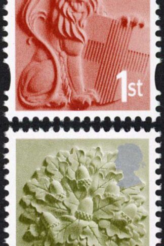 SGEN6b/7b/11b/17a England 2nd 1st 44p and 72p white borders HEAD TYPE 1 U/M