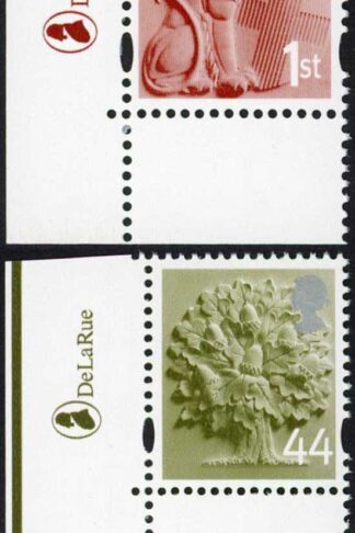 SGEN6b/7b/11b/17a England 2nd 1st 44p and 72p white borders HEAD TYPE 1 U/M