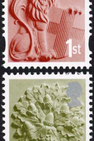 SGEN6b/7b/11b/17a England 2nd 1st 44p and 72p white borders HEAD TYPE 1 U/M