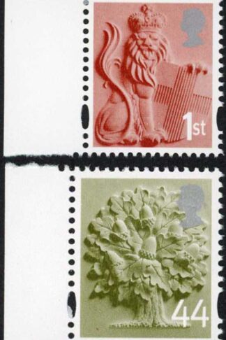 SGEN6b/7b/11b/17a England 2nd 1st 44p and 72p white borders HEAD TYPE 1 U/M