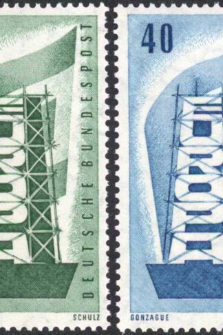 West Germany SG1167/68 1956 Europa U/M Cat 13 pounds