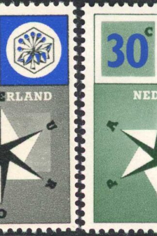 Netherlands SG855/6 1957 Europa U/M Cat 11.55 pounds