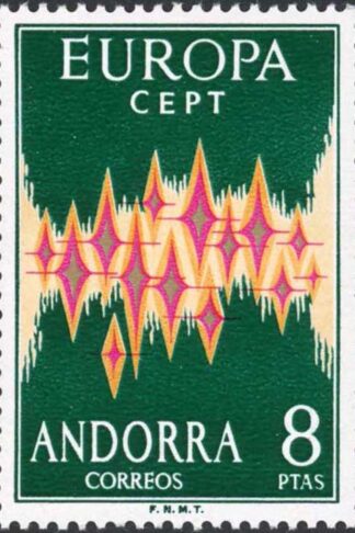 Andorra (Spanish) SG67 1972 Europa U/M Cat 225 pounds