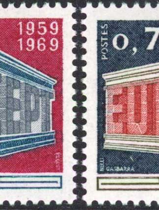 Andorra (French) SG214/15 1969 Europa U/M Cat 32 pounds