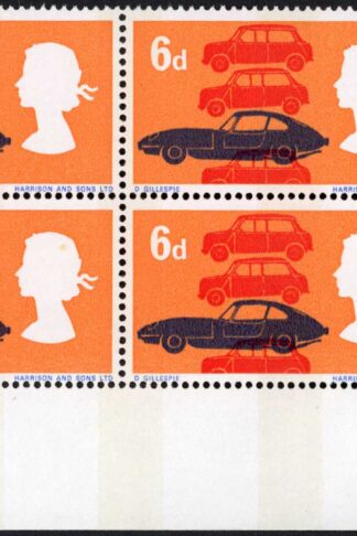 SG702pc 6d 1966 Technology Variety Broken D phos U/M Cat 35 pounds