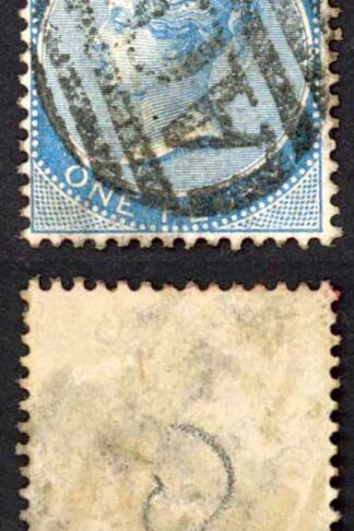 Jamaica SG8a 1d Deep Blue Wmk CC Kingston AO1 Pmk