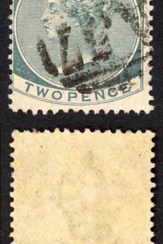 Jamaica SG20a 2d Slate Wmk CA Morant Bay A57 Pmk