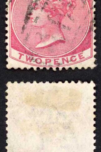 Jamaica SG19 2d Rose Wmk CA Port Maria A66 Pmk