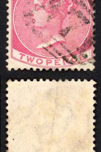 Jamaica SG19 2d Rose Wmk CA Rodney Hill A71 Pmk