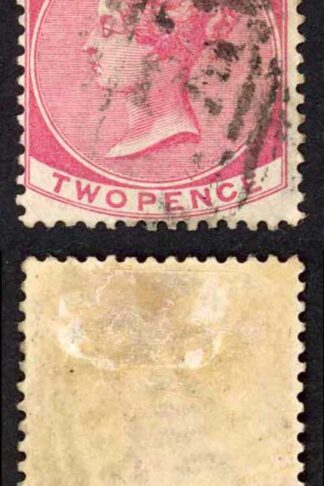Jamaica SG19 2d Carmine Wmk Crown CA St Anns Bay A73 Pmk