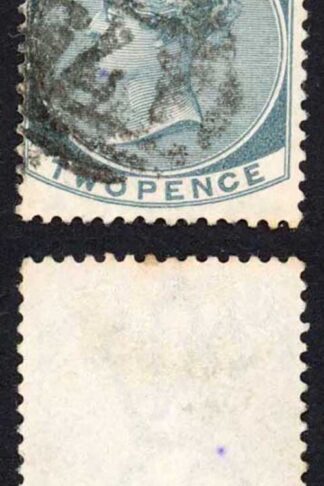 Jamaica SG20a 2d Slate Wmk CA Savanna-La-Mar A75 Pmk