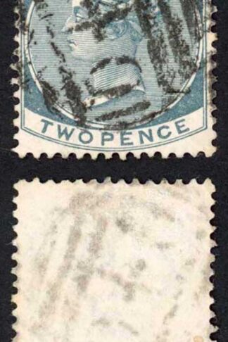 Jamaica SG20a 2d Slate Wmk CA May Pen Pmk