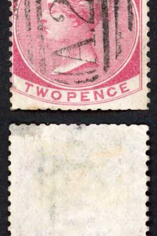 Jamaica SG9 2d Rose Wmk CC Annotto Bay A28 pmk
