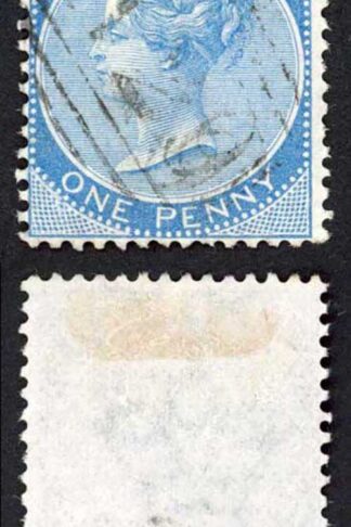 Jamaica SG8 1d Blue Wmk CC Bath A27 Pmk