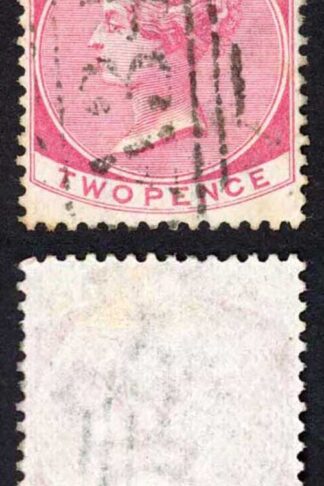 Jamaica SG9 2d Rose Wmk CC Chapeltown A33 Pmk