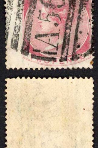Jamaica SG9 2d Rose Wmk CC Montego Bay A56 (type K) Pmk