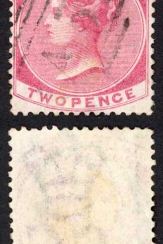 Jamaica SG9 2d Rose Wmk CC Morant Bay A57 Pmk