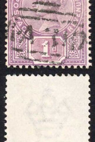 Jamaica SG27 1d Purple and Mauve Dry Harbour A36 Pmk