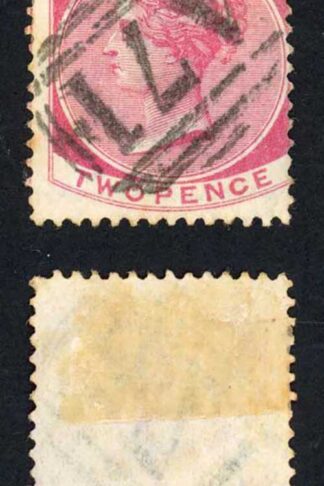 Jamaica SG9 2d Rose Wmk CC Rodney Hill A71 Pmk