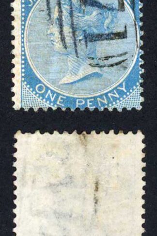 Jamaica SG8 1d Blue Wmk CC Rodney Hill A71 Pmk