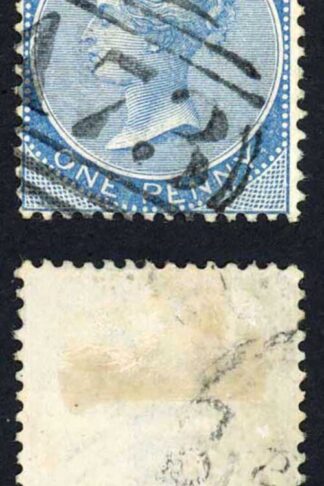 Jamaica SG8 1d Blue Wmk CC St Anns Bay A73 Pmk
