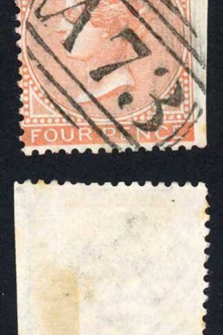 Jamaica SG11a 4d Wmk CC St Anns Bay A73 Pmk