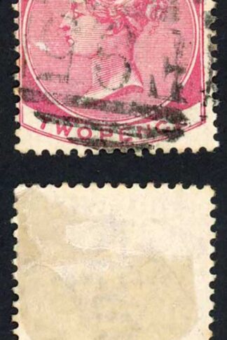 Jamaica SG19 2d Rose Wmk CA Watson Hill F95 Pmk