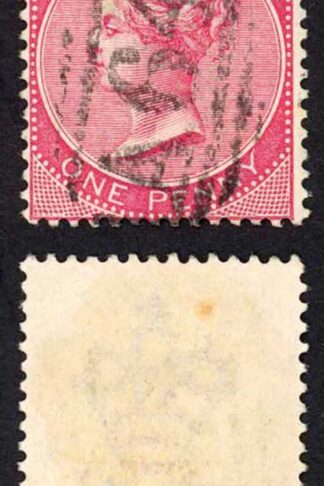 Jamaica SG18a 1d Carmine Wmk CA Port Antonio A64 Pmk