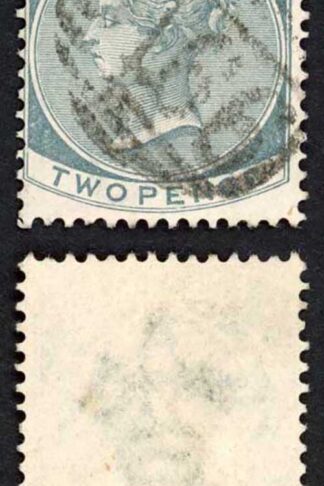 Jamaica SG20a 2d Slate Wmk CA Port Maria A66 Pmk