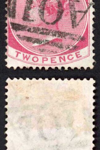 Jamaica SG9 2d Rose Wmk CC Kingston A01 Pmk