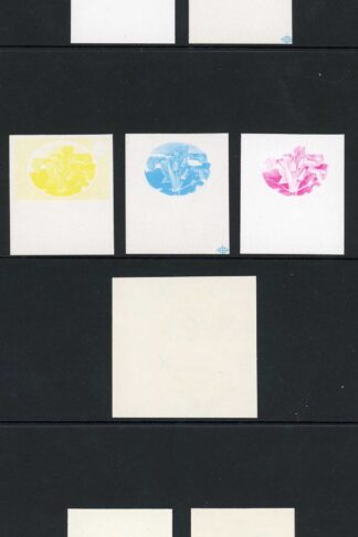Dominica SG496 6c Ochro Imperf Pair and Progressive Proofs U/M