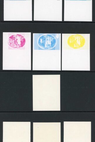 Dominica SG506 5 Dollars Bay Oil Distillery Imperf Pair + Progressive Proofs U/M