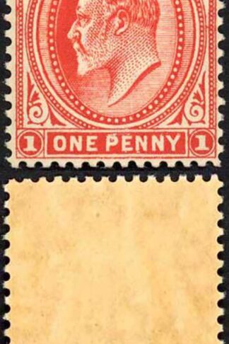 Falkland Is SG44 1d Vermilion wmk upright THICK PAPER U/M  Cat 30 pounds