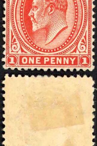 Falkland Is SG44 1d Vermilion wmk upright M/M  Cat 18 pounds