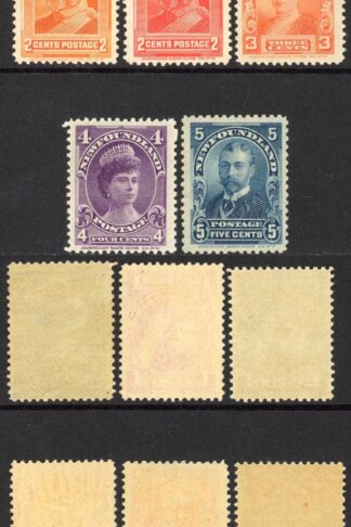 Newfoundland SG83/90 Set of 8 Mixture of M/M and U/M Cat 150++ pounds