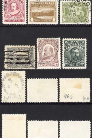 Newfoundland SG97/105 3c to 15c (no 1 or 2c) Cat 700 pounds