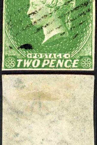 Ceylon SG3a 2d Yellowish-Green Cat 90 pounds