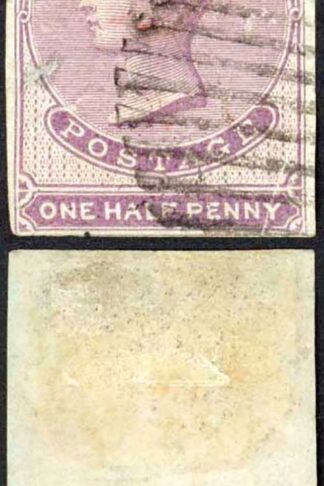 Ceylon SG16 1/2d Reddish Lilac Blued paper (Corner Crease) Cat 700 pounds