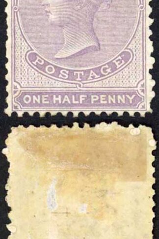 Ceylon SG48 1/2d Dull lilac M/M (gum thin) Cat 80 pounds