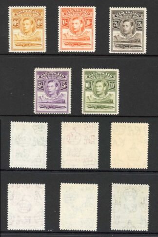 Basutoland SG18/28 KGVI Set of 11 Fine U/M Cat 130 pounds