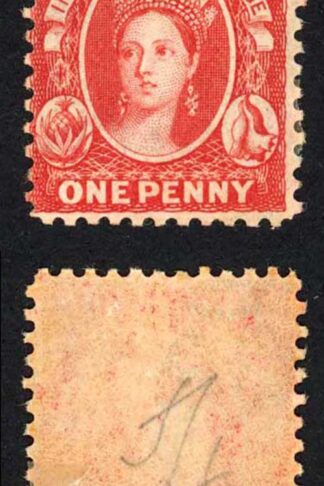 Bahamas SG40 1d Scarlet Vermilion M/M Perf 12 Wmk CA Cat 60 pounds