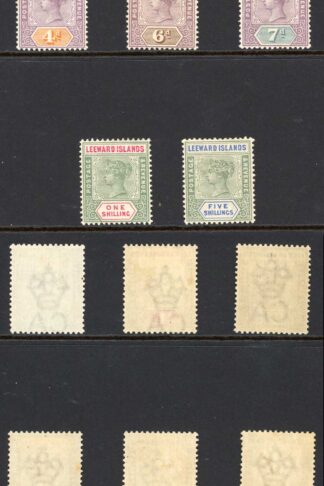 Leeward Is SG1/8 Set of 8 Fine M/M Cat 190 pounds