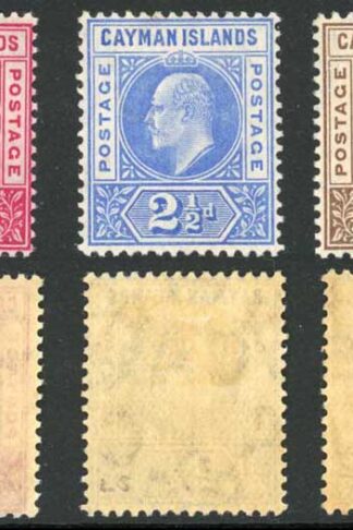 Cayman Is SG8/12 Set of 5 wmk Mult Crown CA M/M Cat 95 pounds
