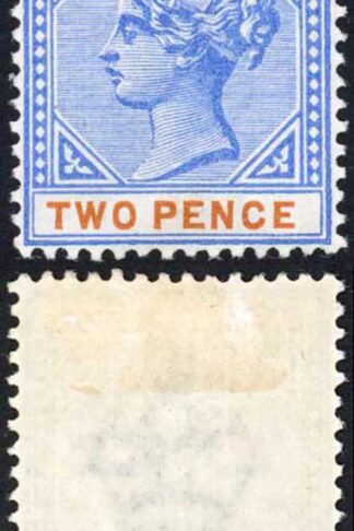 St Lucia SG45 2d Ultramarine Die 2 M/M Cat 10 pounds