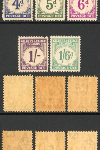 Gilbert and Ellice SGD1/D8 Set M/M (toned gum) Cat 180 pounds