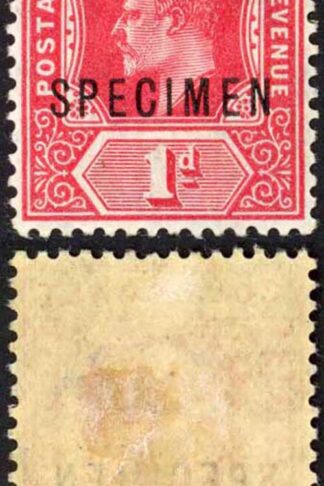Gold Coast SG60 KEVII 1d Wm k Mult CA opt SPECIMEN M/M
