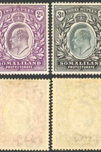 Somaliland SG41/44 The High Value Set of 4 Wmk CC M/M Cat 250 pounds