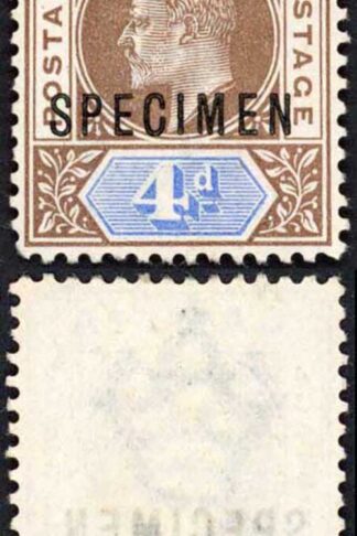 Gambia SG50 4d Wmk CA Opt SPECIMEN (no gum)