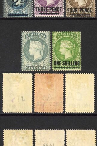 St Helena SG36/45 Wmk CA Set of 8 M/M Cat 140 pounds
