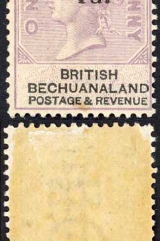 Bechuanaland SG10 1d Lilac and Black wmk Orb M/M Cat 29 pounds